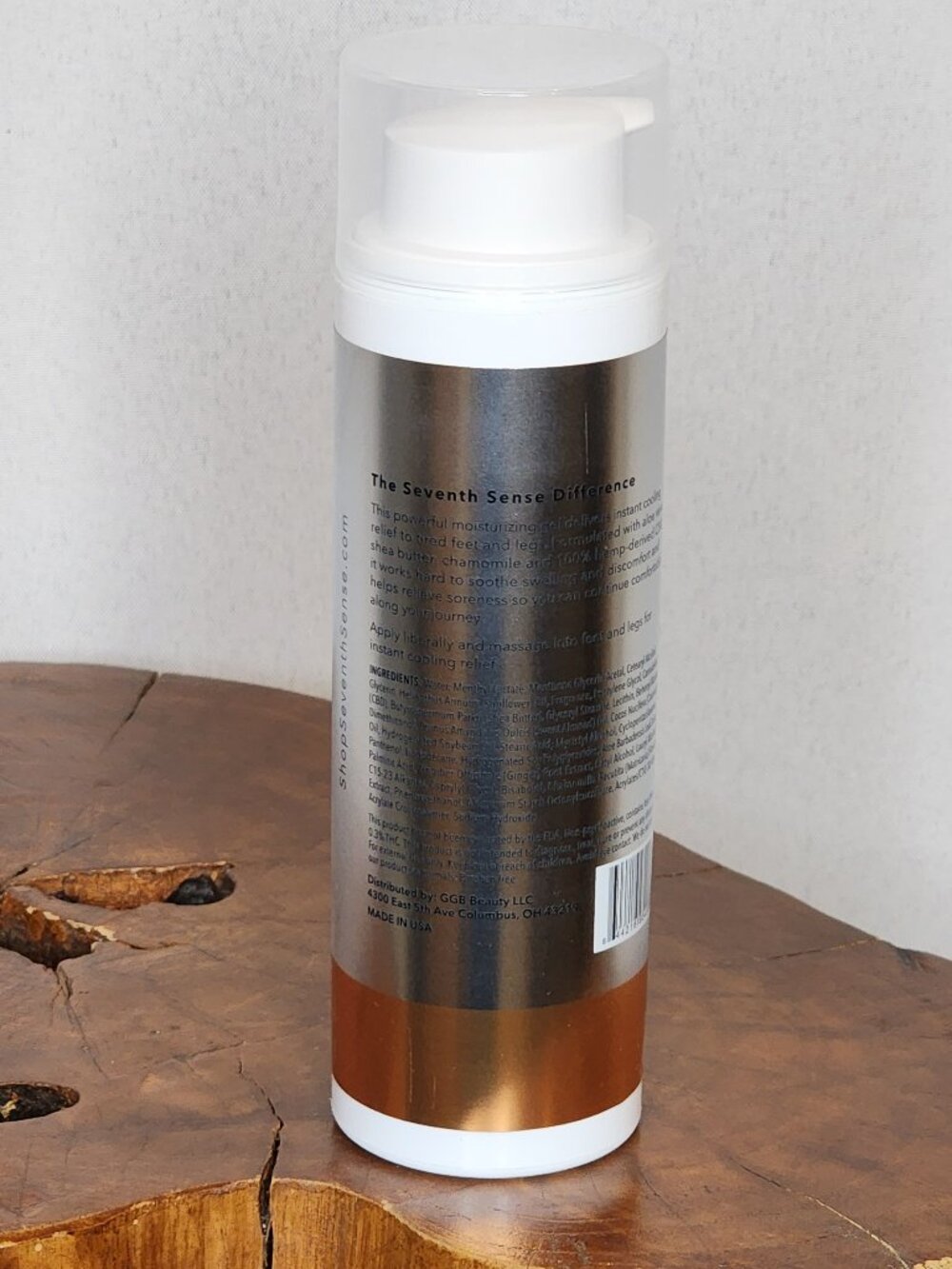 Seven7h Sense Botanical Therapy CBD Soothing Leg & Foot Gel Orange Bergamot - Picture 2 of 2